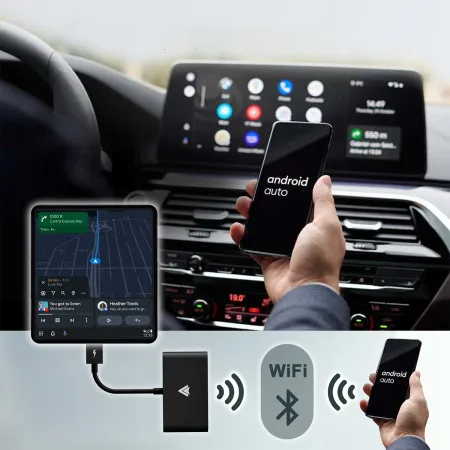 BEZPRZEWODOWY ANDROID AUTO ADAPTER XSTORM WIFI BT