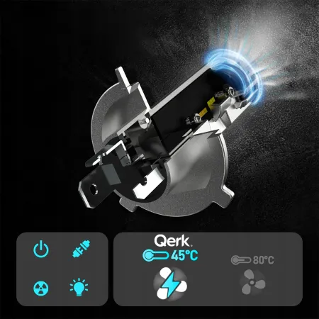 ŻARÓWKI LED H4 Qerk 1:1 CANBUS Retrofit Więcej Światła 6000 K 2 szt.