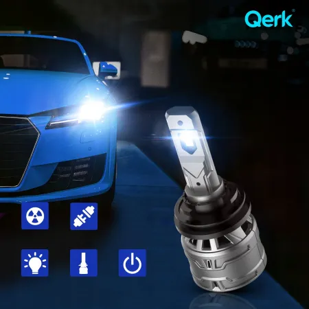 Żarówki LED H9 QERK 120W 6000K CANBUS RETROFIT E4 super jasne odcięcie