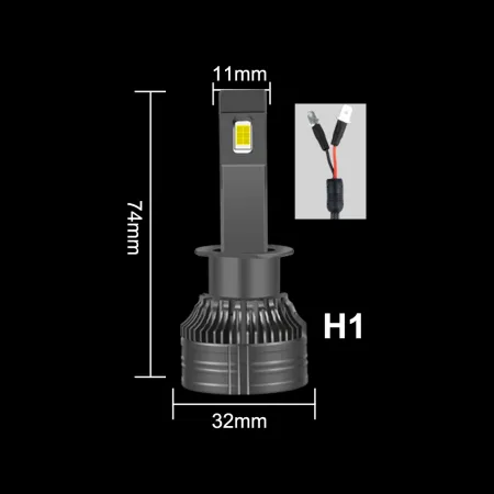 Żarówki LED H1 Xstorm A10 Canbus 120W 26000 lm Mocne Światło (Komplet)