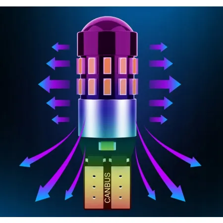 ŻARÓWKI LED W5W T10 POSTOJÓWKI CANBUS PRO 12V 24V
