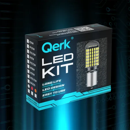 ŻARÓWKI LED P21W 2szt. Qerk B144 WSTECZNEGO COFANIA 144 Led Mocne CANBUS - ZESTAW 2 SZTUKI