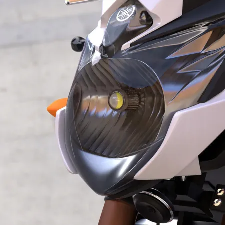 ŻARÓWKA LED BA20D MOTOCYKLOWA 6000K SOCZEWKA