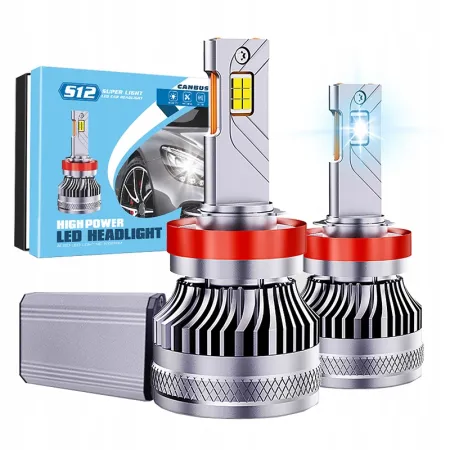 ŻARÓWKI LED H9 S12 30000LM 160W 12V 24V 100% CAN