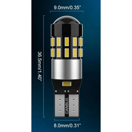 ŻARÓWKI LED W5W T10 POSTOJÓWKI CANBUS PRO 12V 24V