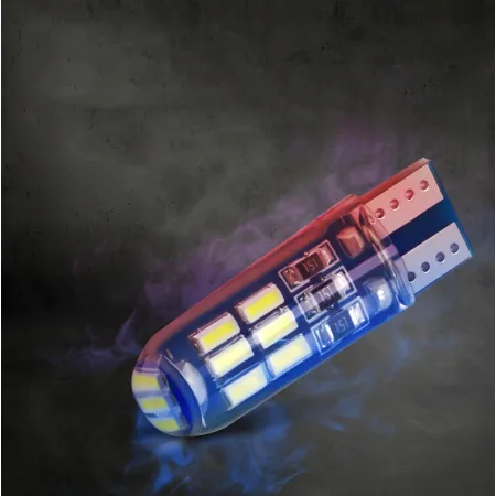ŻARÓWKA LED W5W T10 POSTOJÓWKA 8000K BLUE WHITE
