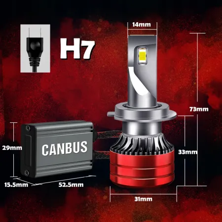 Żarówki LED H7 Xstorm V13 120W 22000LM MOCNE CANBUS - kpl.