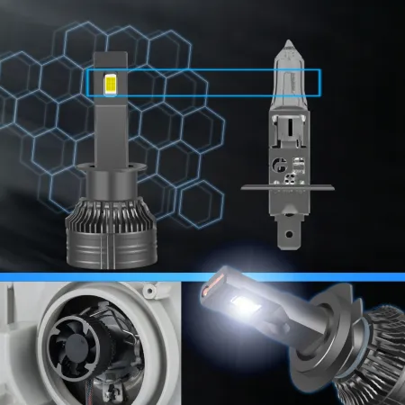 Żarówki LED H1 Xstorm A10 Canbus 120W 26000 lm Mocne Światło (Komplet)