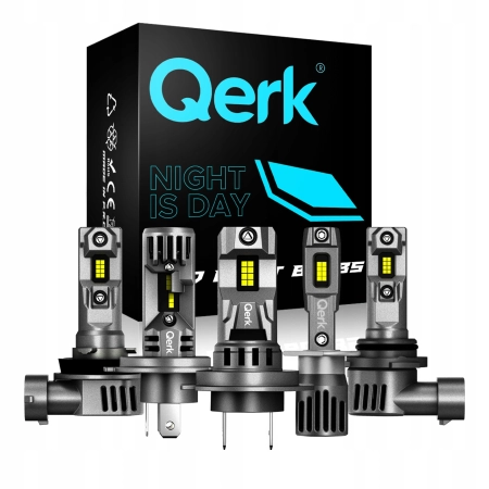Żarówki LED H11 QERK Q11 CANBUS 70W 6500K Retrofit 1:1 Plug & Play 2 szt.