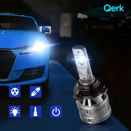 ŻARÓWKI LED HB4 QERK E4 RETROFIT 120W 6000K MOCNE CANBUS ODCIĘCIE 9006