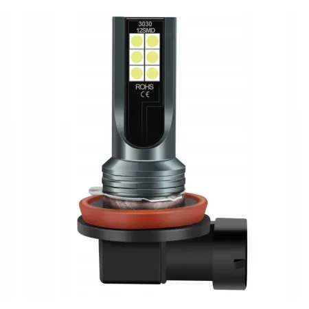 ŻARÓWKA LED H11 35W 3000LM 12V DRL DZIENNE 12 SMD