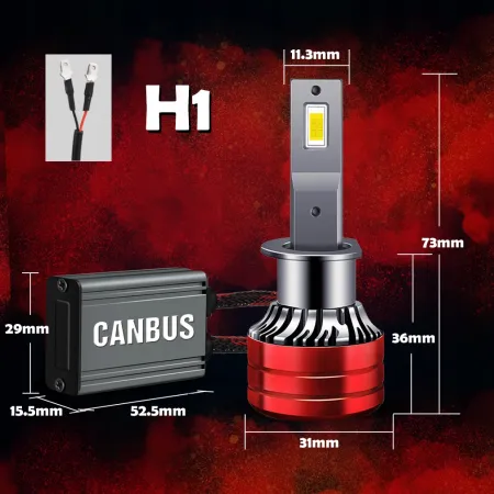 Żarówki LED H1 Xstorm V13 Canbus 120W 22000 lm Mocne Światło (Komplet)