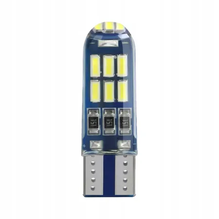 ŻARÓWKA LED W5W T10 POSTOJÓWKA 8000K BLUE WHITE