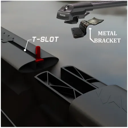 Bagażnik dachowy Thunder na relingi SKODA KODIAQ (NS7) 2017-