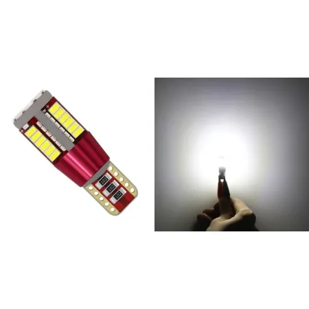 ŻARÓWKA LED W5W T10 POSTOJÓWKI 57 LED CANBUS 360°