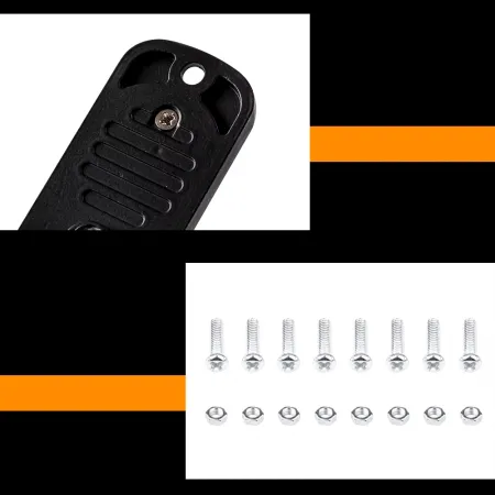 Lampa ostrzegawcza LED pomarańczowa 4x – stroboskop, pilot, tryby pracy