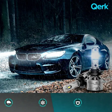 ŻARÓWKI LED HB4 QERK E4 RETROFIT 120W 6000K MOCNE CANBUS ODCIĘCIE 9006