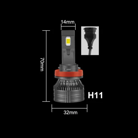 ŻARÓWKI LED H11 XSTORM 120W 26000LM MOCNE CANBUS