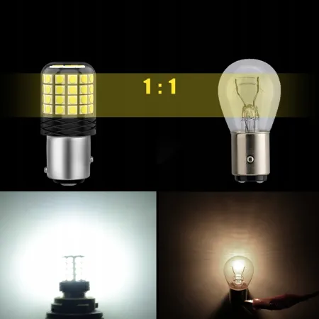 ŻARÓWKA P21/5W LED DWUWŁÓKNOWA BAY15D CAN XSTORM