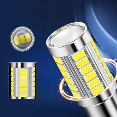 Żarówka P21W XSTORM LED BA15S 12V 24V Cofania 6000K Mocna do samochodu ciężarowego
