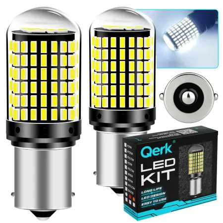 ŻARÓWKI LED P21W 2szt. Qerk B144 WSTECZNEGO COFANIA 144 Led Mocne CANBUS - ZESTAW 2 SZTUKI