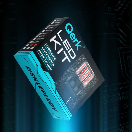 Żarówki LED W21W T20 Qerk A2200 CZERWONE – STOP, POZYCJA, CANBUS, komplet 2 szt.