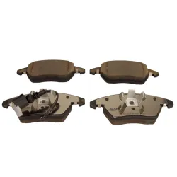 QUARO Klocki hamulcowe VW PRZÓD Klocek ZEW 156mm z czujnikiem SILVER CERAMIC