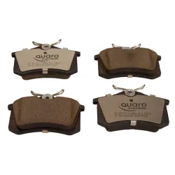 QUARO KLOCKI HAMULCOWE VW TYŁ GOLF/VENTO/PASSAT/POLO/A4/A6/RENAULT 88-05 GR 15,2MM SILVER CERAMIC