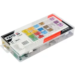 YATO ZESTAW BEZPIECZNIKÓW MAXI, 24 elementy