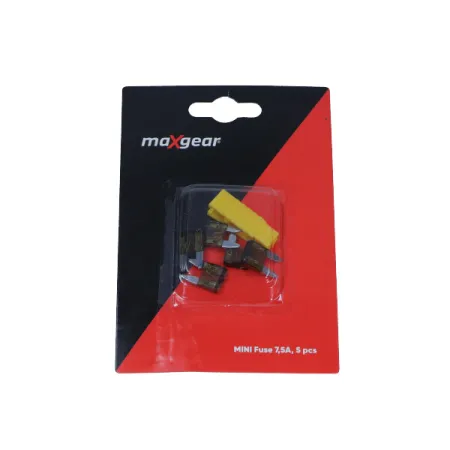 MAXGEAR BEZPIECZNIK PŁYTKOWY MINI 7,5A KOMPLET 5 sztuk