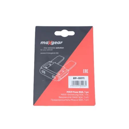 MAXGEAR BEZPIECZNIK PŁYTKOWY MAXI 50A