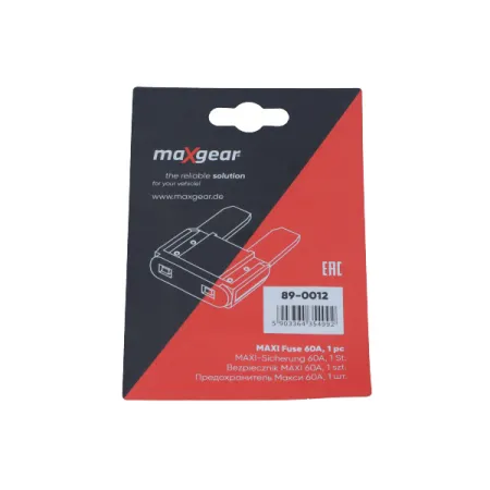 MAXGEAR BEZPIECZNIK PŁYTKOWY MAXI 60A