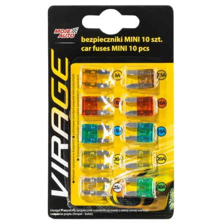 VIRAGE BEZPIECZNIKI PŁYTKOWE MINI ZESTAW 10 sztuk