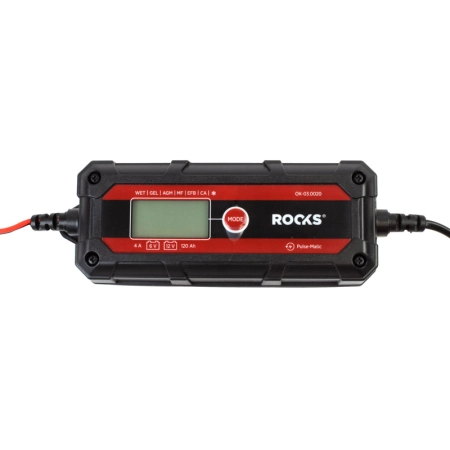 PROSTOWNIK ELEKTRONICZNY LCD Rooks Smart Inteligentny 6V 12V 4A 120Ah