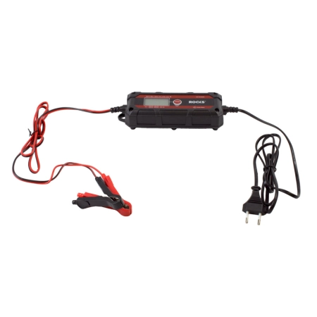 PROSTOWNIK ELEKTRONICZNY LCD Rooks Smart Inteligentny 6V 12V 4A 120Ah