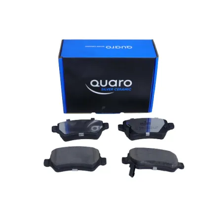 Klocki hamulcowe QUARO na tył Opel Astra G, H, Zafira – z czujnikiem zużycia, Silver Ceramic